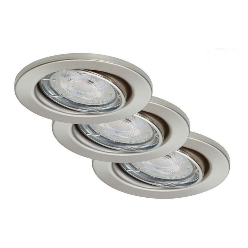 Briloner 7148-032-SET 3xLED Dimmbare Badezimmerleuchte 1xGU10/5W/230V IP23