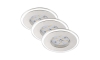 Briloner 7197-039 - SET 3x Dimmbare LED-Einbauleuchte für Badezimmer LED/4,5W/230V IP44