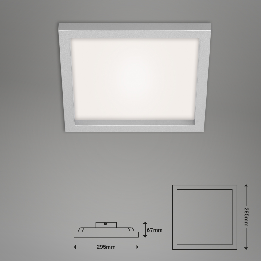 Briloner 7370-014 - Dimmbare LED-Deckenleuchte LED/18W/230V 3000-6500K + Fernbedienung