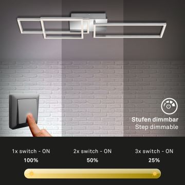 Briloner - Dimmbare LED-Aufbauleuchte FRAME LED/44W/230V