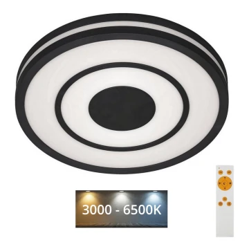 Briloner - Dimmbare LED-Deckenleuchte RIPPLE LED/24W/230V 3000-6500K + Fernbedienung