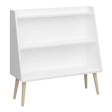 Bücherregal für Kinder GAIA 80x81,3 cm weiß+/Eiche