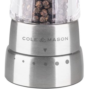 Cole&Mason - Pfeffermühle DERWENT 19 cm Chrom glänzend