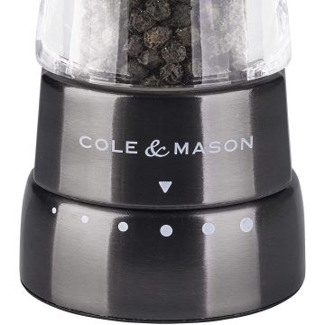 Cole&Mason - Salz- und Pfeffermühlenset DERWENT 2 Stück 19 cm anthrazit