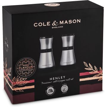 Cole&Mason - Salz- und Pfeffermühlenset HENLEY 2 Stück 13,5 cm