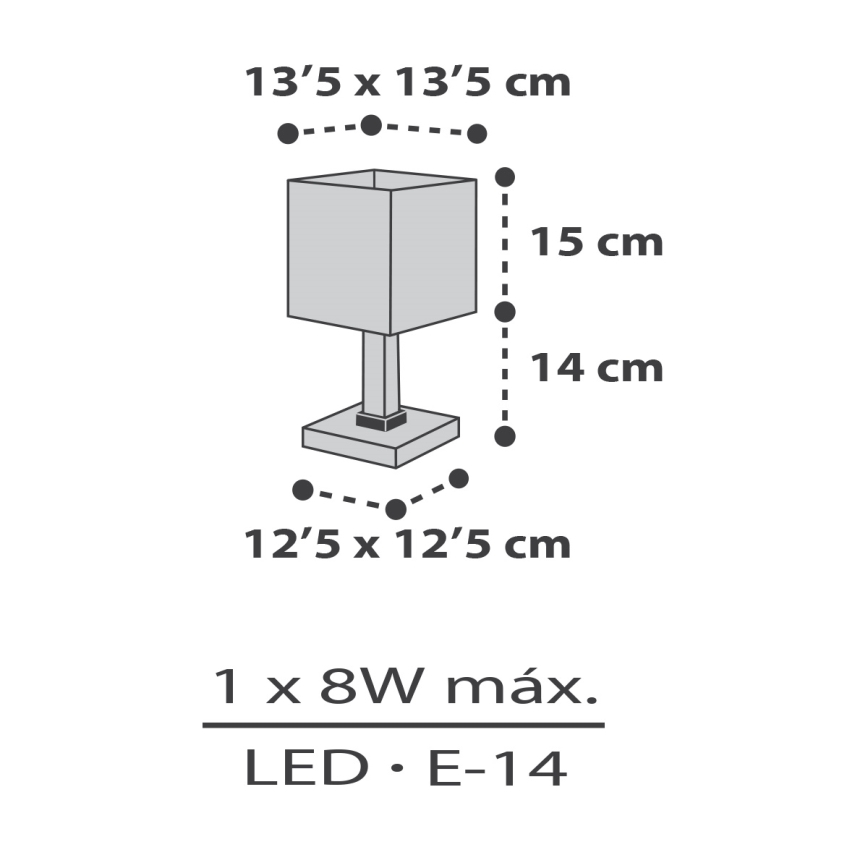 Dalber 63371 - Kleine Kinderleuchte LITTLE PIXEL 1xE14/8W/230V