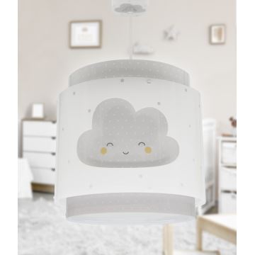 Dalber 76012E - Kinder-Hängelampe BABY DREAMS 1xE27/15W/230V grau