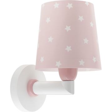 Dalber 82219S - Kinder-Wandleuchte STAR LIGHT 1xE27/60W/230V rosa