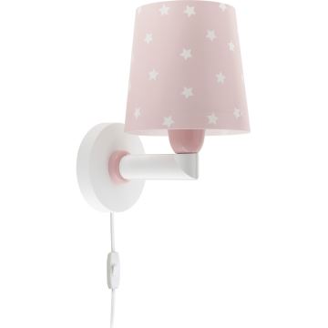 Dalber 82219S - Kinder-Wandleuchte STAR LIGHT 1xE27/60W/230V rosa