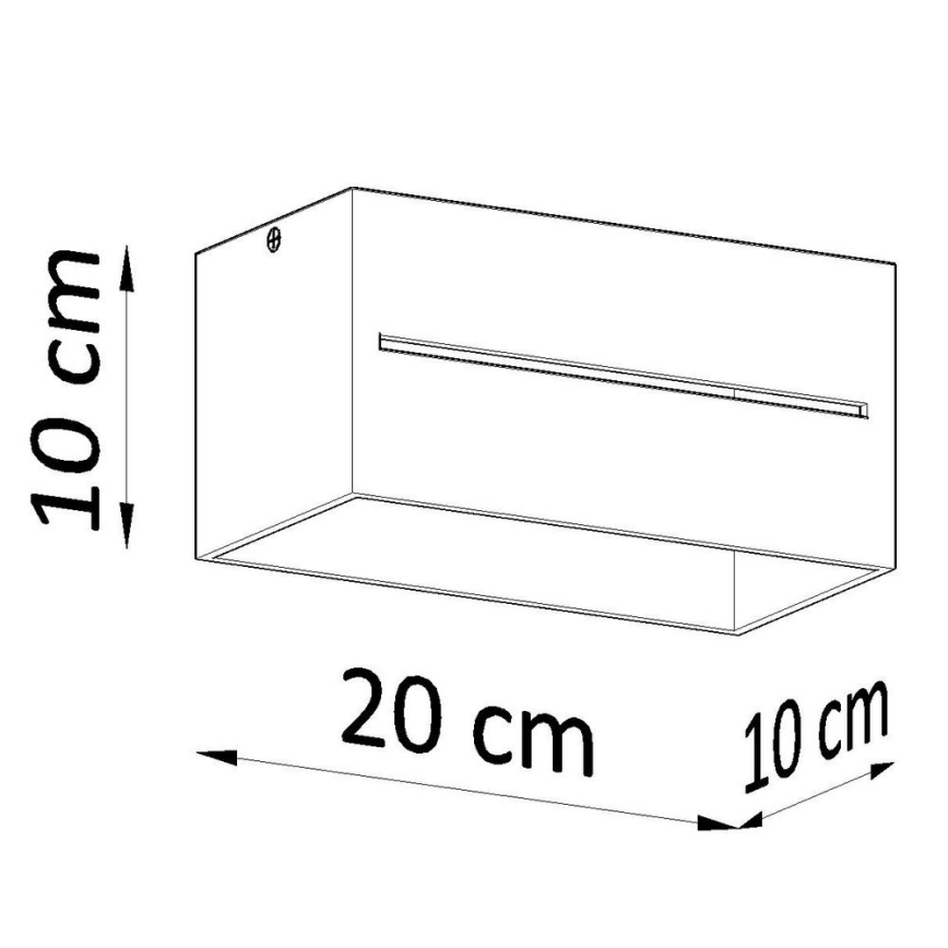 Deckenleuchte LOBO 2xGU10/40W/230V grau