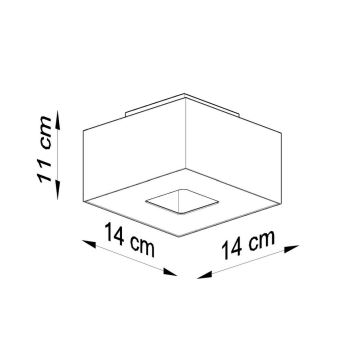 Deckenleuchte MONO 1 1xGU10/40W/230V