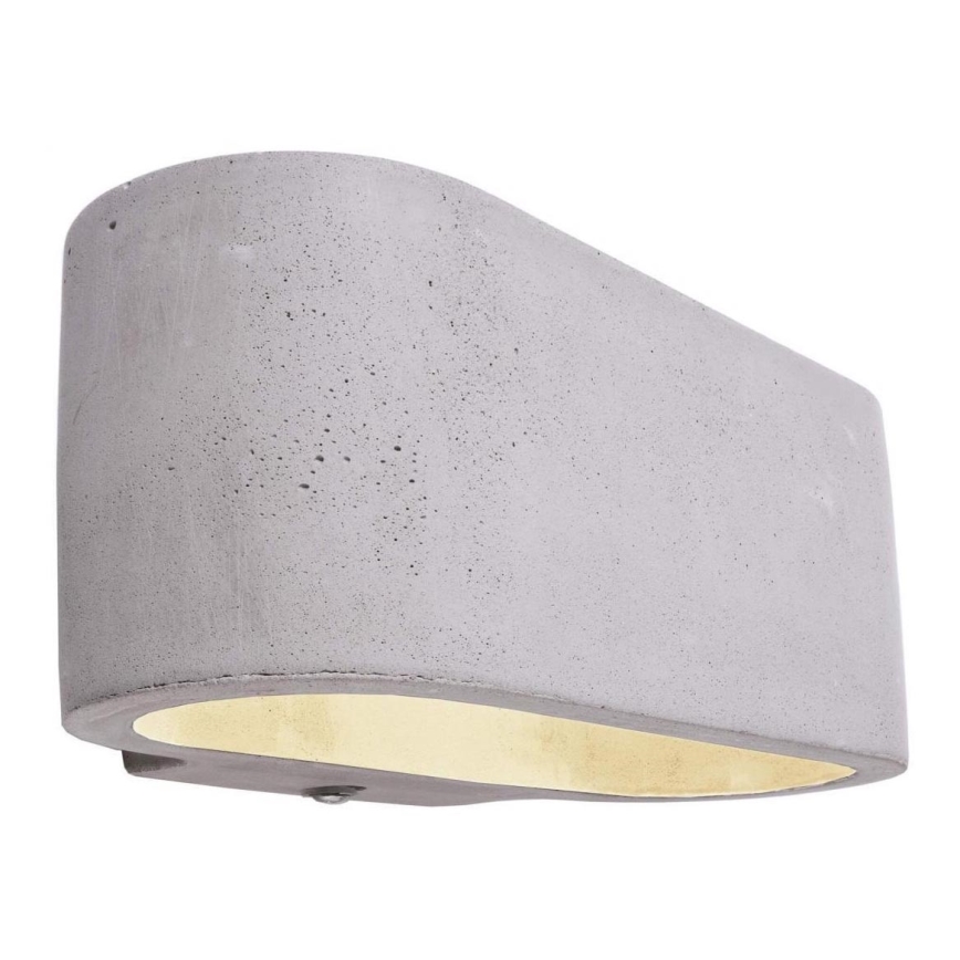 Deko-Light 341176 - Wandleuchte ATRIA 1xG9/25W/230V Beton