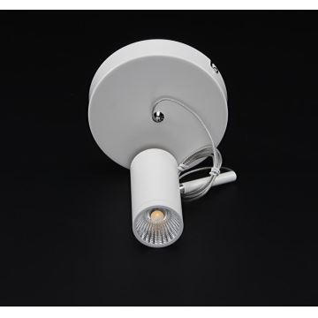 Deko-Light 348037 - Dimmbare LED-Hängeleuchte an Schnur DABIH LED/7,2W/230V 3000K weiß