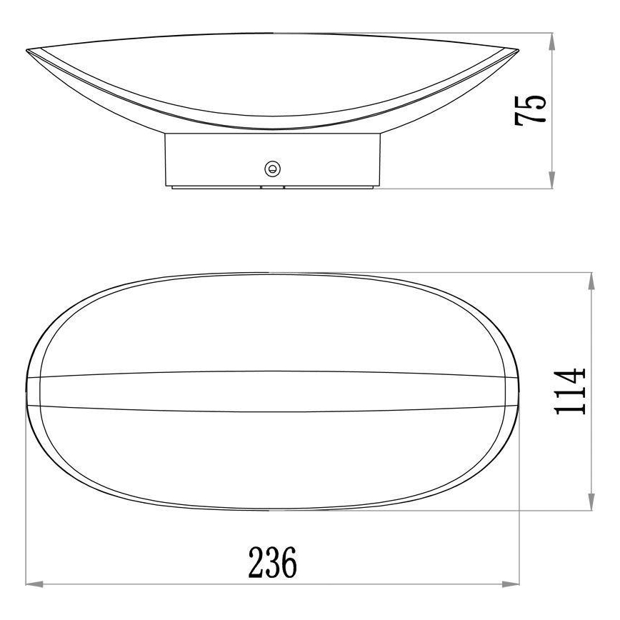 Deko-Light 731078 - LED-Wandleuchte für den Außenbereich AVIOR LED/12,7W/230V IP54 anthrazit