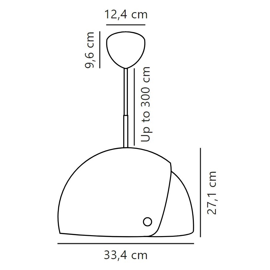 DFTP by Nordlux - Hängeleuchte mit verstellbarem Lampenschirm ALIGN 1xE27/15W/230V schwarz