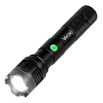 Dimmbare aufladbare LED-Taschenlampe LED/10W/5V IPX4 800 lm 4 h 1200 mAh
