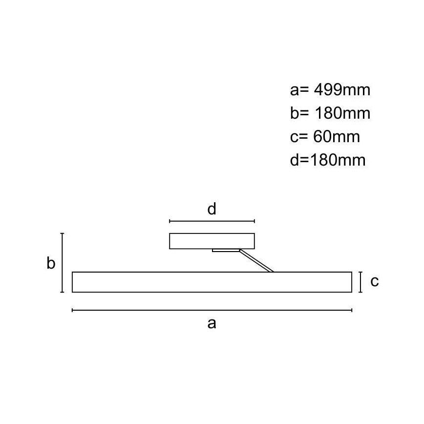 Dimmbare LED-Aufbauleuchte LED/86W/230V 3000-6500K weiß + Fernbedienung