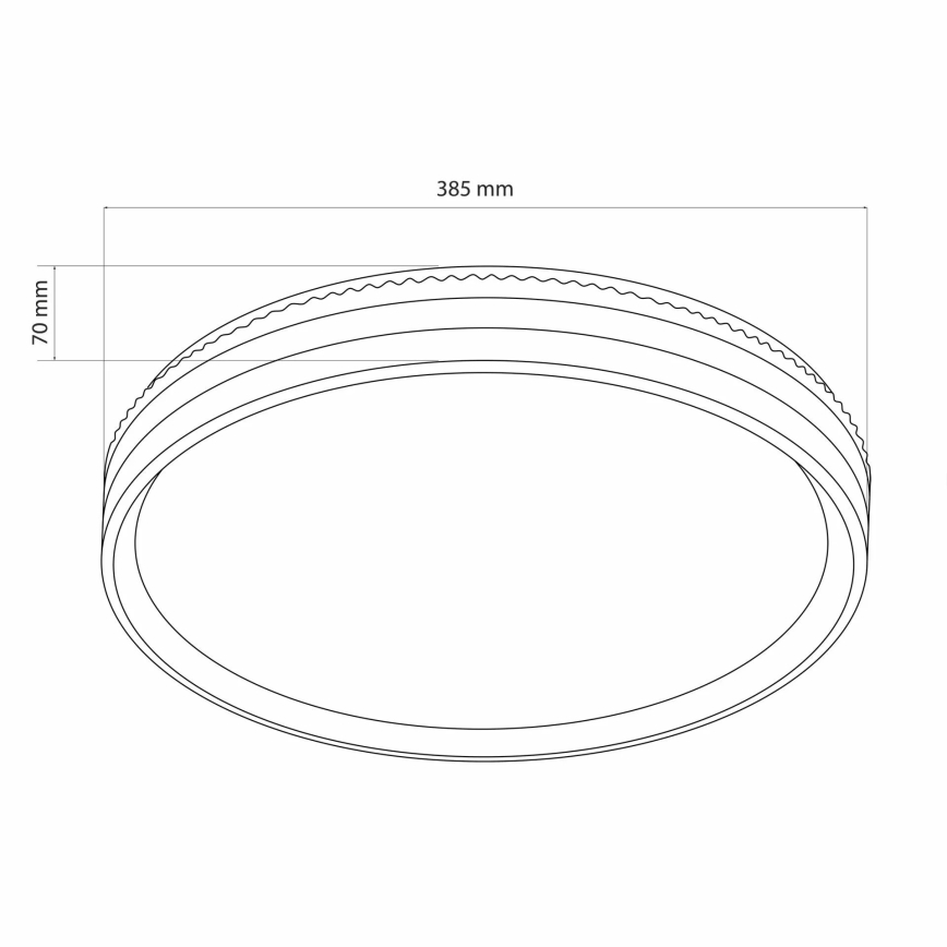 Dimmbare LED-Deckenleuchte für Badezimmer JADWIGA LED/42W/230V 3000-6000K IP44 + Fernbedienung