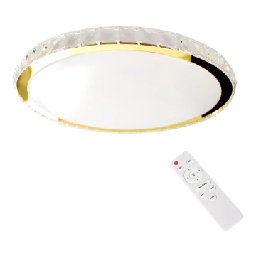 Dimmbare LED-Deckenleuchte LAYLA LED/33W/230V 3000/4000/6000K golden + Fernbedienung