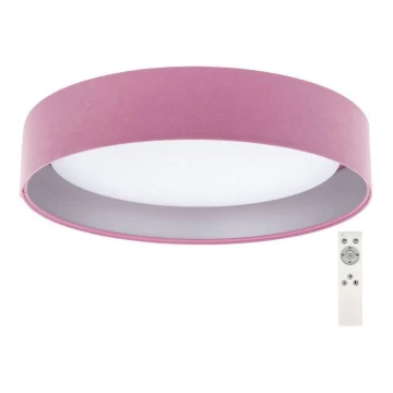 Dimmbare LED-Deckenleuchte SMART GALAXY LED/24W/230V pink/silbern 3000-6500K + Fernbedienung