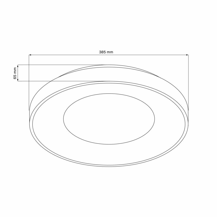 Dimmbare LED-Deckenleuchte für Badezimmer WITOLD LED/48W/230V 3000-6000K IP44 + Fernbedienung