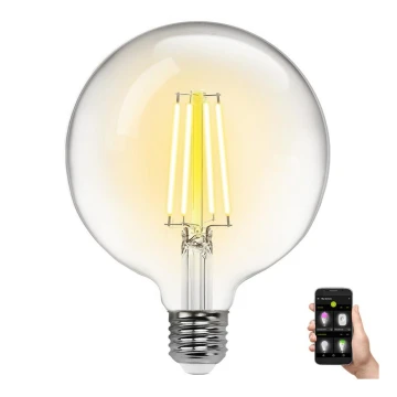 Dimmbare LED-Glühbirne FILAMENT G125 E27/6W/230V 2700-6500K Wi-Fi - Aigostar