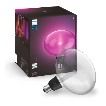 Dimmbare LED-Glühbirne Philips Hue Weiß und Farben-Ambiente E27/6,5W/230V 2000-6500K