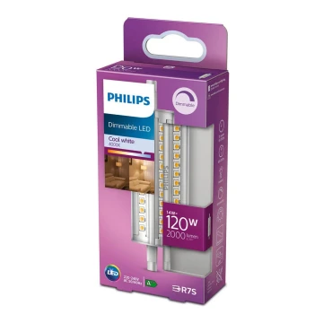 Dimmbare LED-Glühbirne Philips R7s/14W/230V 4000K 118 mm