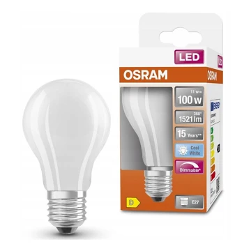 Dimmbare LED-Glühbirne RETROFIT A60 E27/11W/230V 4000K - Osram