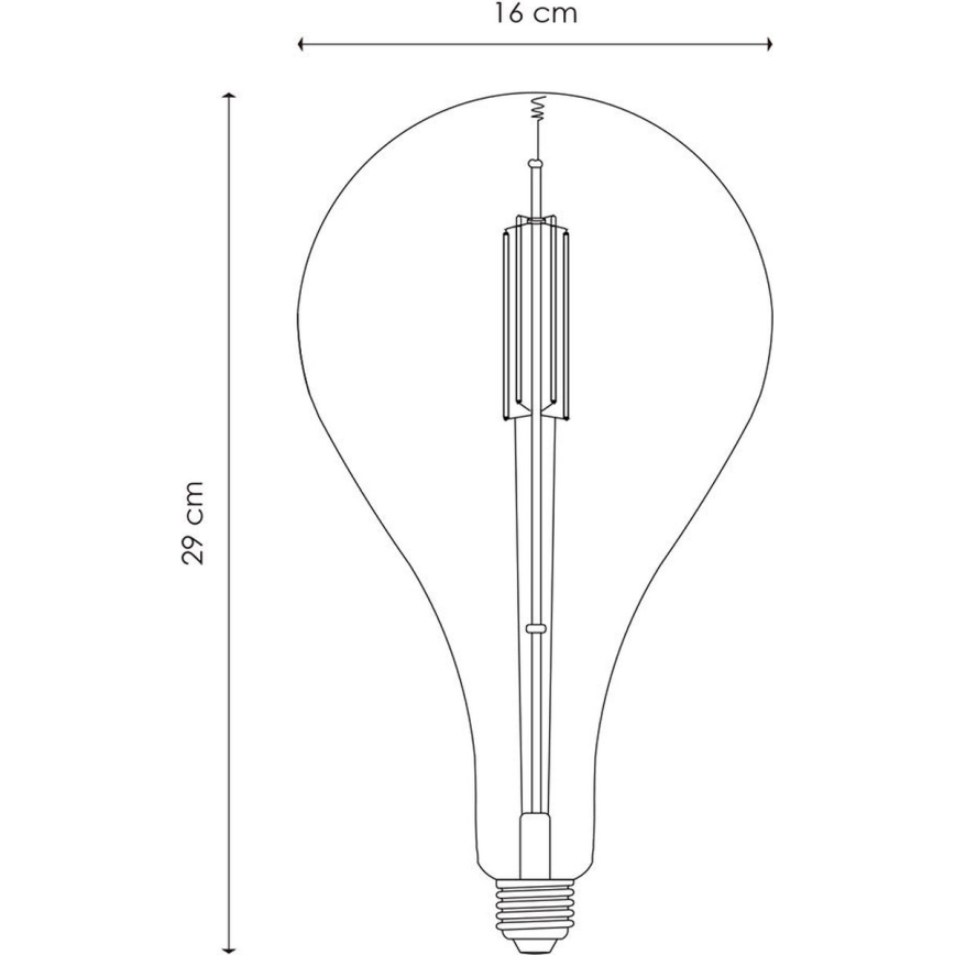 Dimmbare LED-Glühbirne VINTAGE EDISON E27/4W/230V 2700K CRI 90