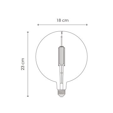 Dimmbare LED-Glühbirne VINTAGE EDISON G180 E27/4W/230V 2700K