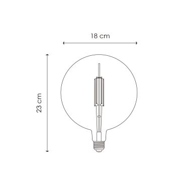 Dimmbare LED-Glühbirne VINTAGE EDISON G180 E27/4W/230V 2700K