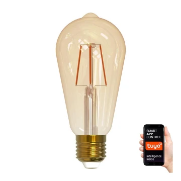 Dimmbare LED-Glühbirne VINTAGE ST64 E27/5,5W/230V 1800-2700K Wi-fi Tuya