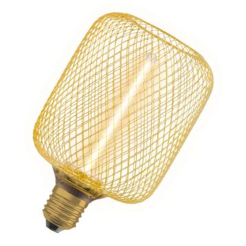 Dimmbare LED-Glühlampe DECOR FILAMENT E27/3,5W/230V 1800K golden - Osram