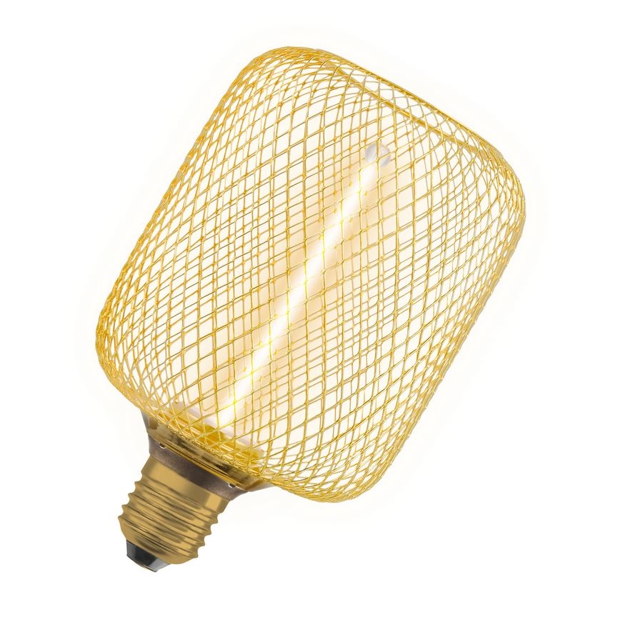 Dimmbare LED-Glühlampe DECOR FILAMENT E27/3,5W/230V 1800K golden - Osram
