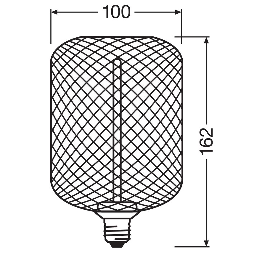 Dimmbare LED-Glühlampe DECOR FILAMENT E27/3,5W/230V 1800K golden - Osram