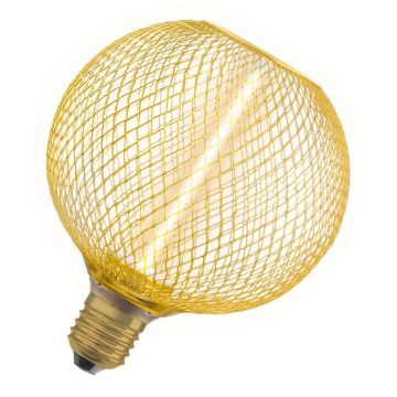 Dimmbare LED-Glühlampe DECOR  FILAMENT G125 E27/3,5W/230V 1800K golden - Osram