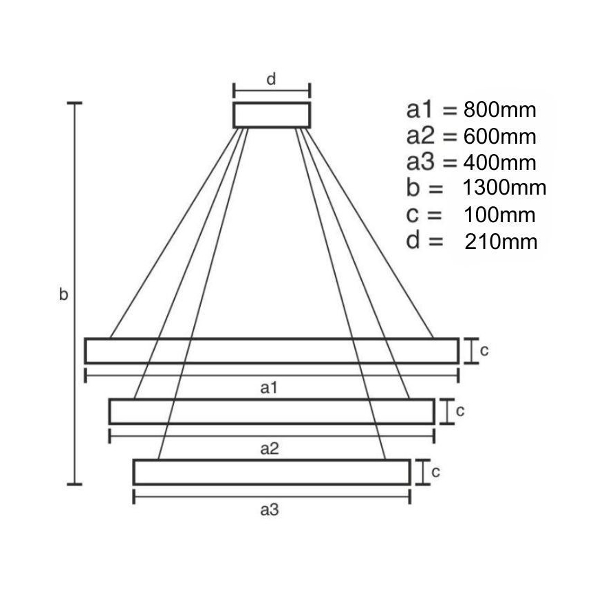 Dimmbarer LED-Kristall-Kronleuchter an Schnur LED/115W/230V 3000-6500K Chrom + Fernbedienung