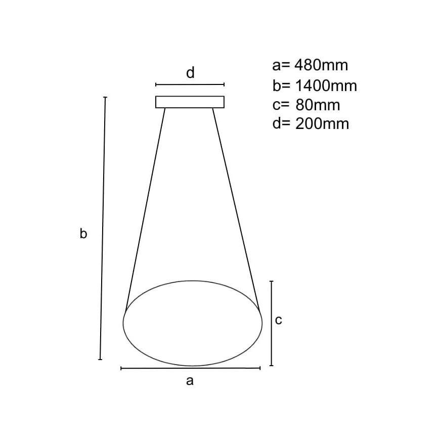 Dimmbare LED-Hängeleuchte an Schnur LED/65W/230V 3000-6500K Chrom + Fernbedienung