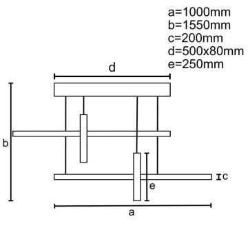 Dimmbare LED-Hängeleuchte an Schnur LED/70W/230V 3000-6500K + Fernbedienung