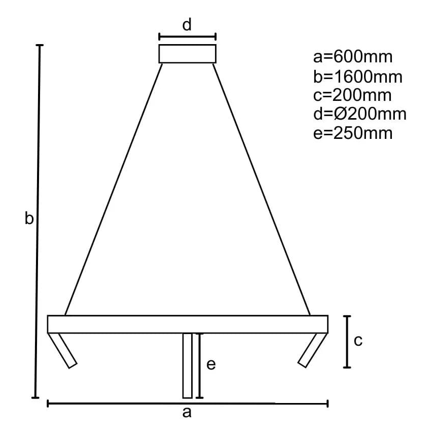 Dimmbare LED-Hängeleuchte an Schnur LED/85W/230V 3000-6500K + Fernbedienung