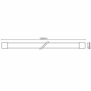 Dimmbare LED-Küchenunterbauleuchte LED/40W/230V 3000-6500K Wi-Fi Tuya IP40