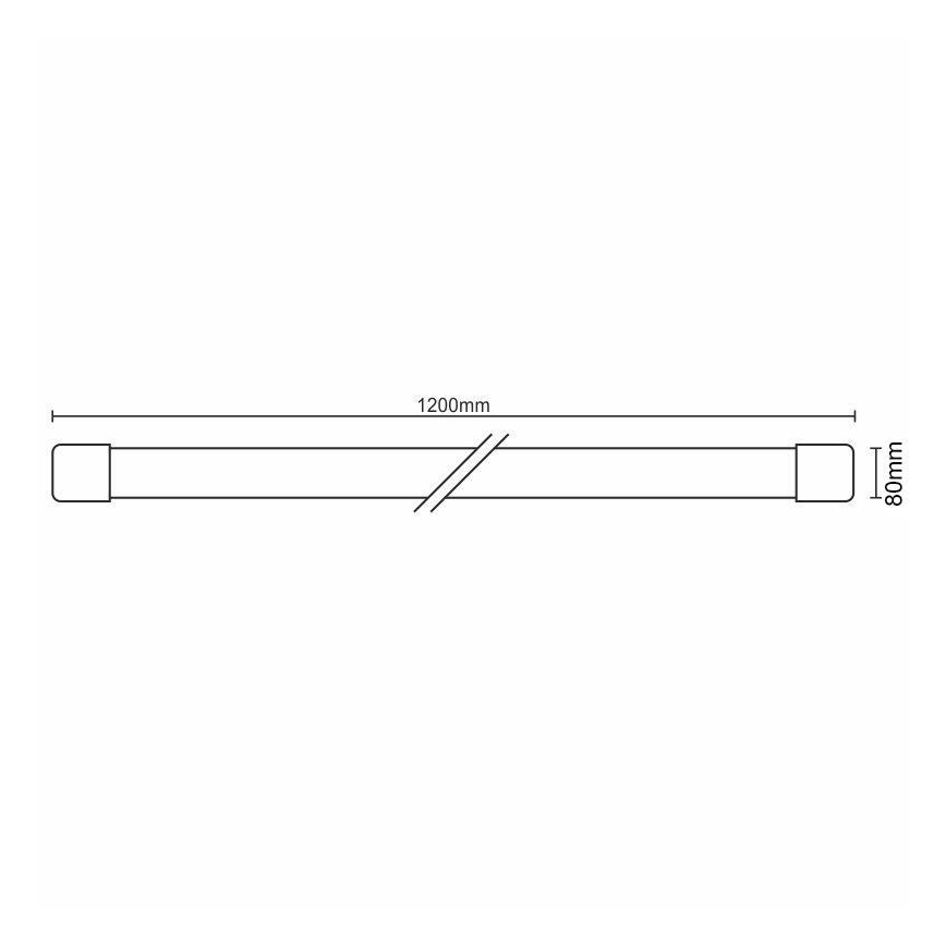 Dimmbare LED-Küchenunterbauleuchte LED/40W/230V 3000-6500K Wi-Fi Tuya IP40