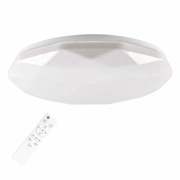 Dimmbare LED-Leuchte für Badezimmer GALAXY LED/48W/230V d 38 cm 3000-6000K IP44 + Fernbedienung