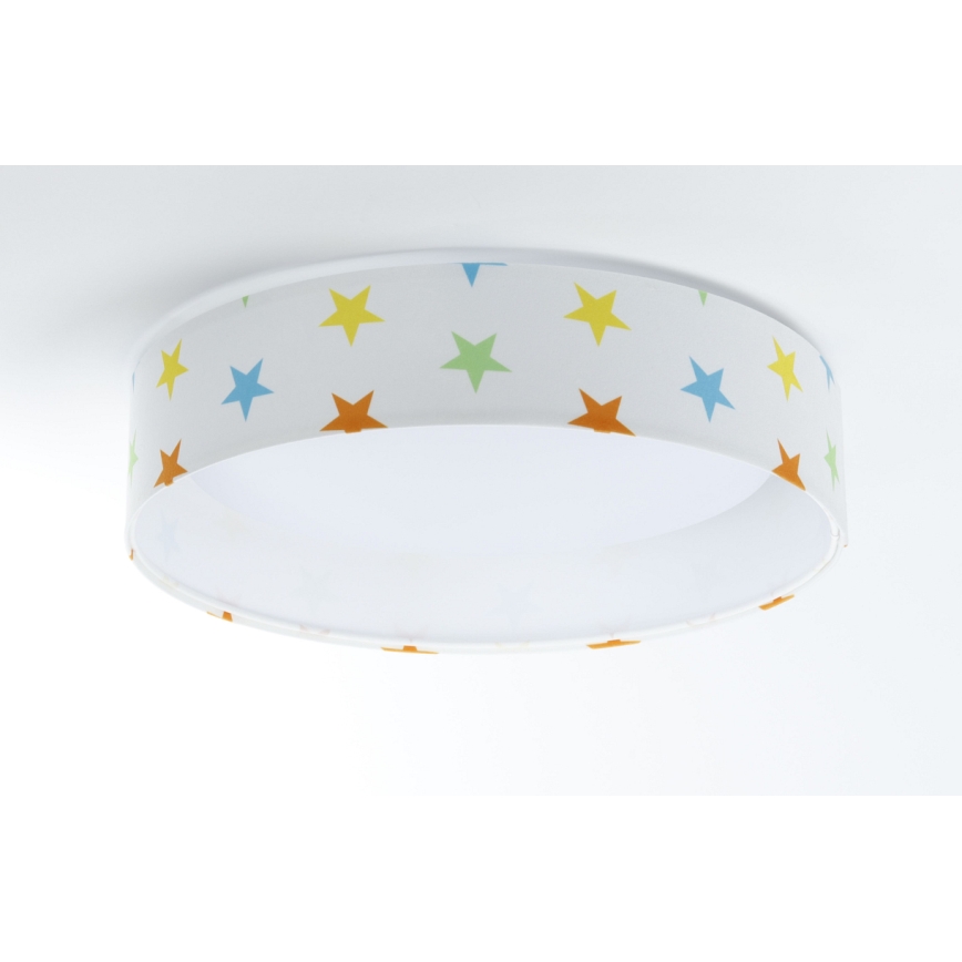 Dimmbare LED-Deckenleuchte SMART GALAXY KIDS LED/24W/230V 3000-6500K Sterne bunt + Fernbedienung