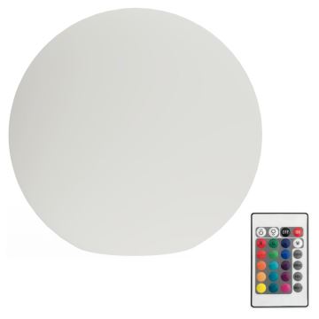 Dimmbare LED-RGB-Außenleuchte GLOBO 1xE27/8,5W/230V d 30 cm IP44 + Fernbedienung