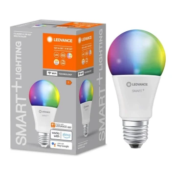 Dimmbare LED-RGBW-Glühbirne SMART+ E27/14W/230V 2700-6500K Wi-Fi - Ledvance