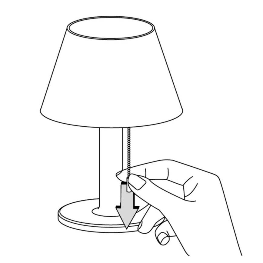 Dimmbare LED-Solarleuchte VIOLA LED/3,7V IP44