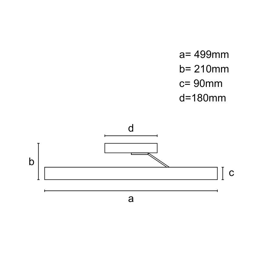 Dimmbarer LED-Aufbaukronleuchter LED/86W/230V 3000-6500K schwarz + Fernbedienung