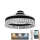 Dimmbarer LED-Kristall-Aufbaukronleuchter LED/75W/230V 3000-6500K schwarz + Fernbedienung